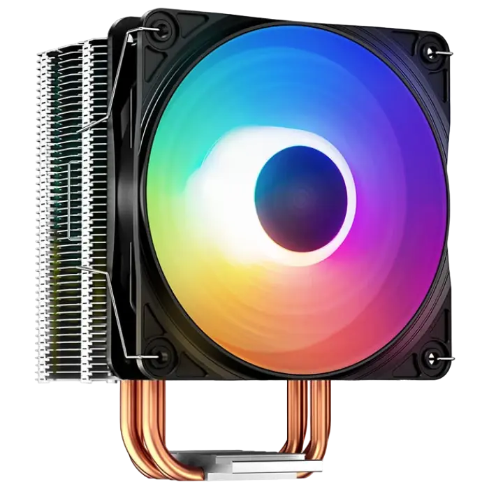 AC Deepcool "GAMMAXX 400 K" (500-1500RPM, 56.5 CFM, 120mm, RGB, 180W, 4x6mm, 606g.)