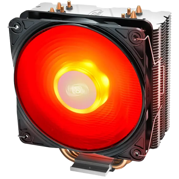 AC Deepcool "GAMMAXX 400 V2(RED)" (<27.8dBA, 64.5CFM, 120mm Red LED, PWM, 130W, 606g.)
