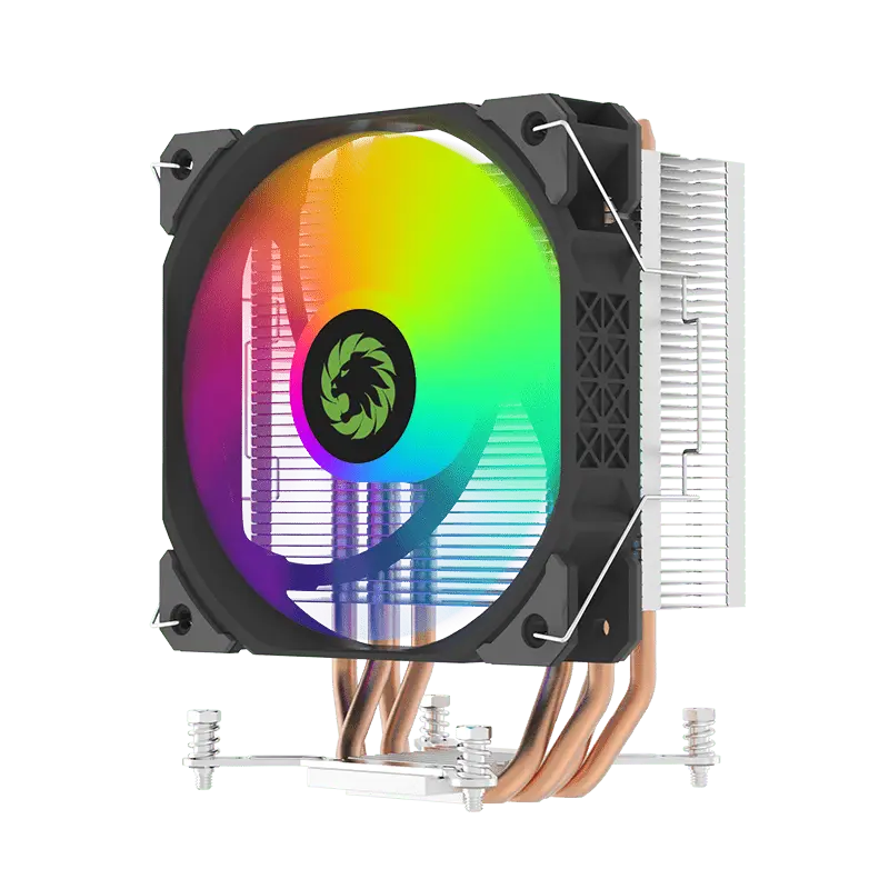 AC Gamemax "IIce-Blade FRGB" ( <32,6db, 800-1600RPM, 68CFM, 120mm, PWM, FRGB, 4x6mm, 190W, 428g.)