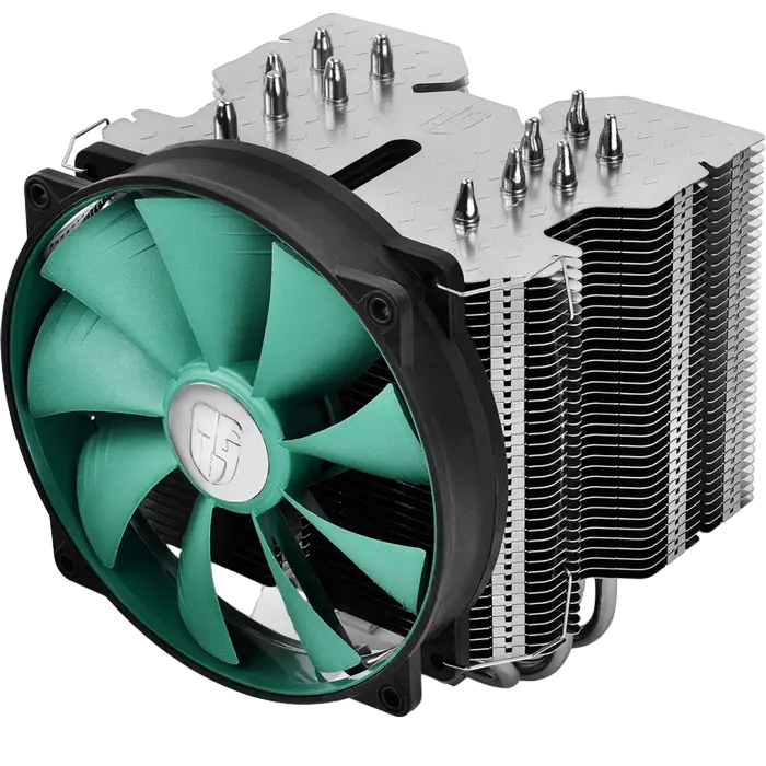 AC Deepcool "LUCIFER V2" (12.6-31.1dBA, 300-1400RPM, 81.3CFM, 140mm, PWM,130W, 6x6mm, 1079g.)