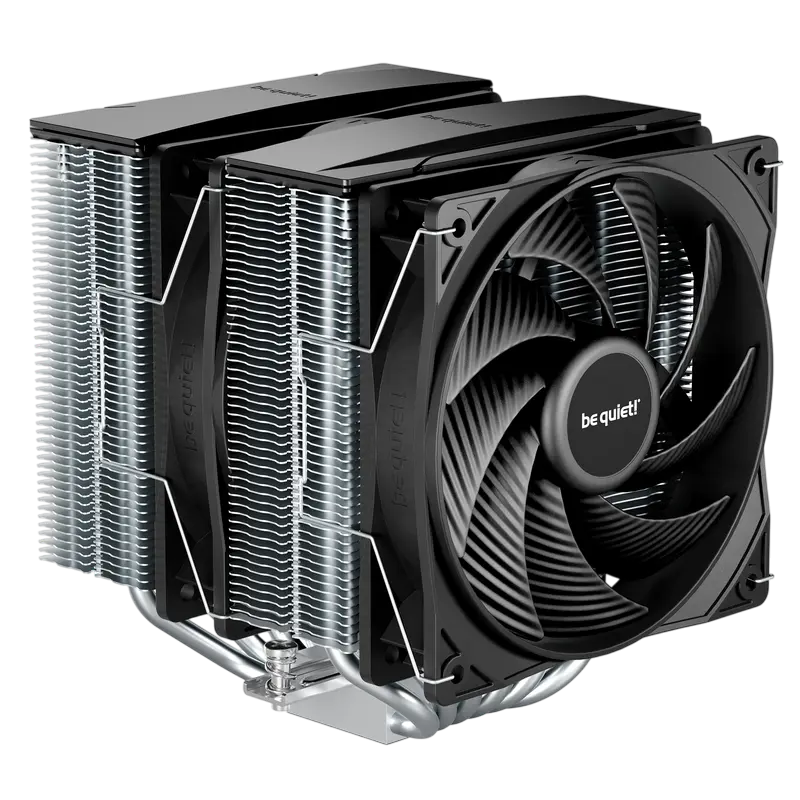 be quiet! AC be quiet! "Pure Rock Pro 3" (14-34.8dBA, 2000RPM, 59.6 CFM, 2x120mm, PWM, 250W, 6x6mm, 1070g.)
