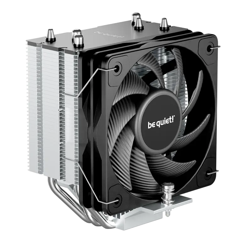 be quiet! AC be quiet! "Pure Rock Slim 3" (12.4-24.8dBA, 1700RPM, 100mm, PWM, 130W, 3x6mm, 619g.) Silver