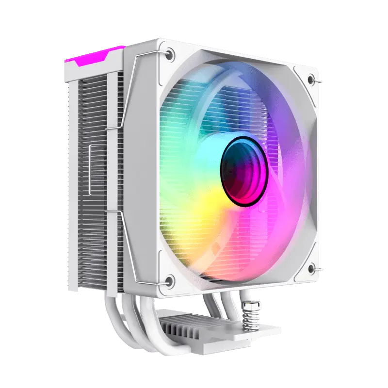 AC Gamemax "Sigma 550 Infinity WH" (<32.5dBA, 800-1800RPM, 58.96CFM, 120mm, PWM, ARGB, 5x6mm, 44 Fin