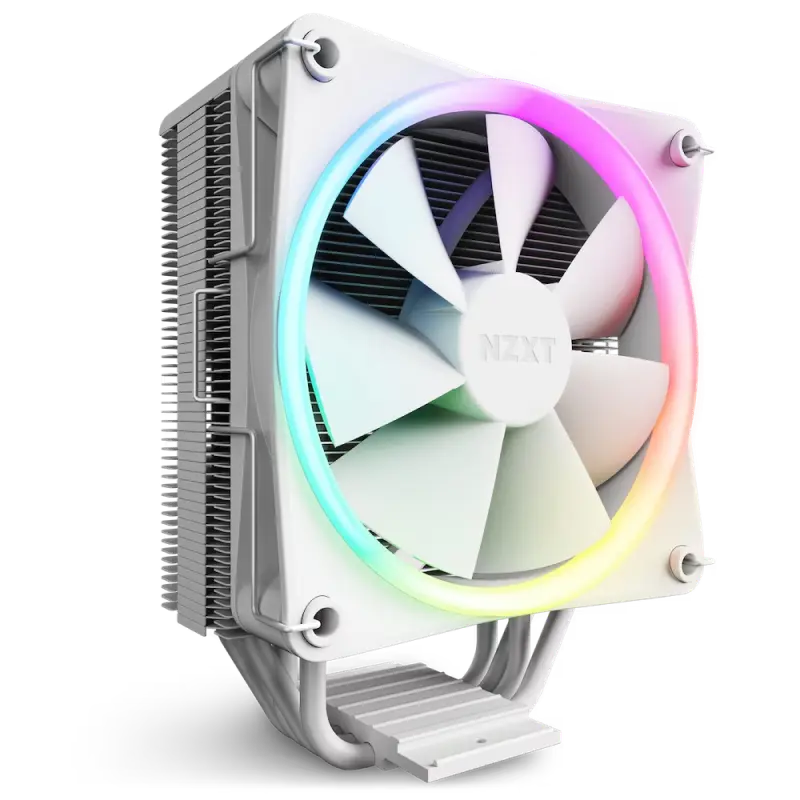AC NZXT "T120 RGB White" (17.2-27.56dBA, 500-1800RPM, 1x120mm, RGB, PWM, 4 Heatpipes)