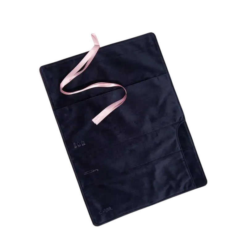 Husa de transport Dyson Airwrap Travel Pouch Negru/Rose, vedere laterală