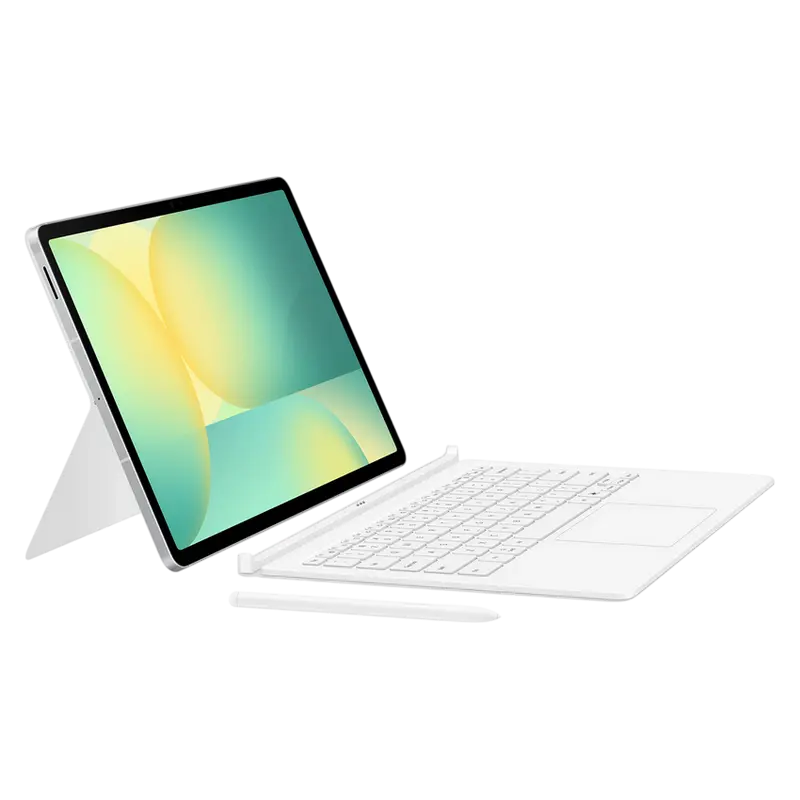 Book Cover Keyboard Tab S10 FE+, White