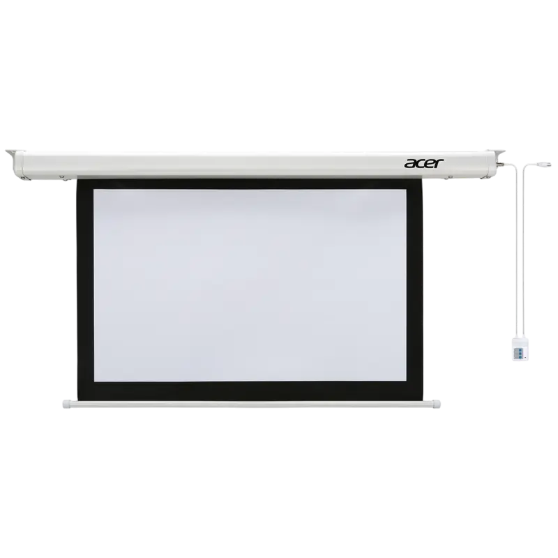Acer E100-W01MW ecran electric 16:10 221 x 159 cm, detaliu interfață