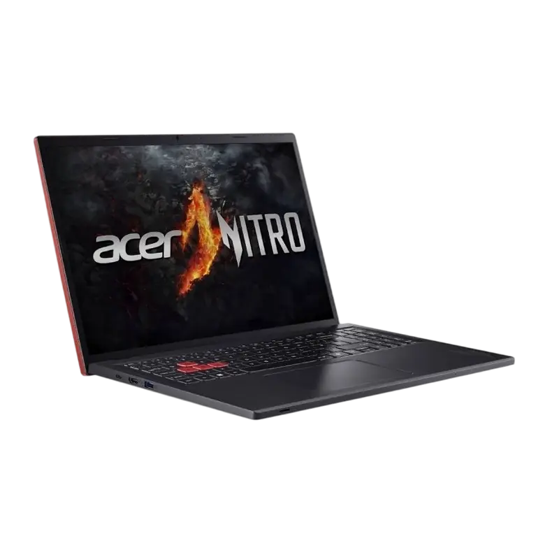 Acer Nitro Lite 16 NL16-71G Black 16 inch Core i7-13620H 16GB 512GB RTX 3050 6GB, vedere laterală