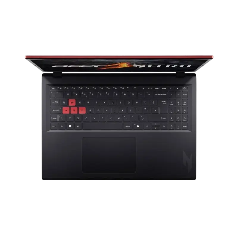 Acer Nitro Lite 16 NL16-71G Black 16 inch Core i7-13620H 16GB 512GB RTX 3050 6GB, vedere posterioară