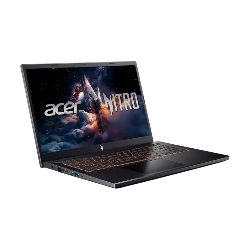 Acer Nitro V15 ANV15-52, Core 5, RTX 3050, vedere laterală