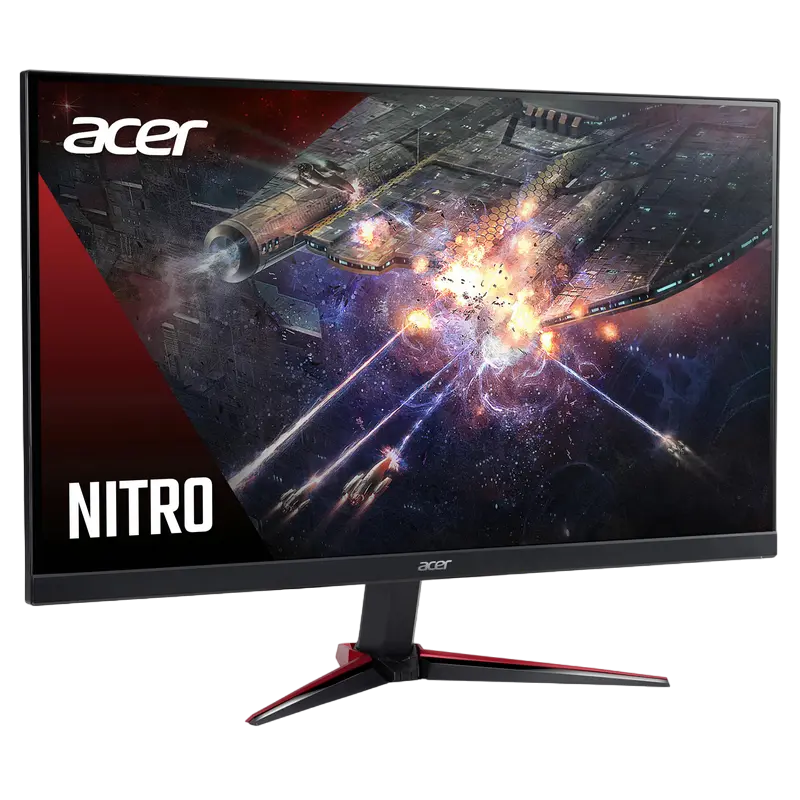 23.8 inci Acer Nitro Nitro VG240YM3bmiipx Negru, IPS, Full HD 1920x1080, 180Hz, vedere laterală