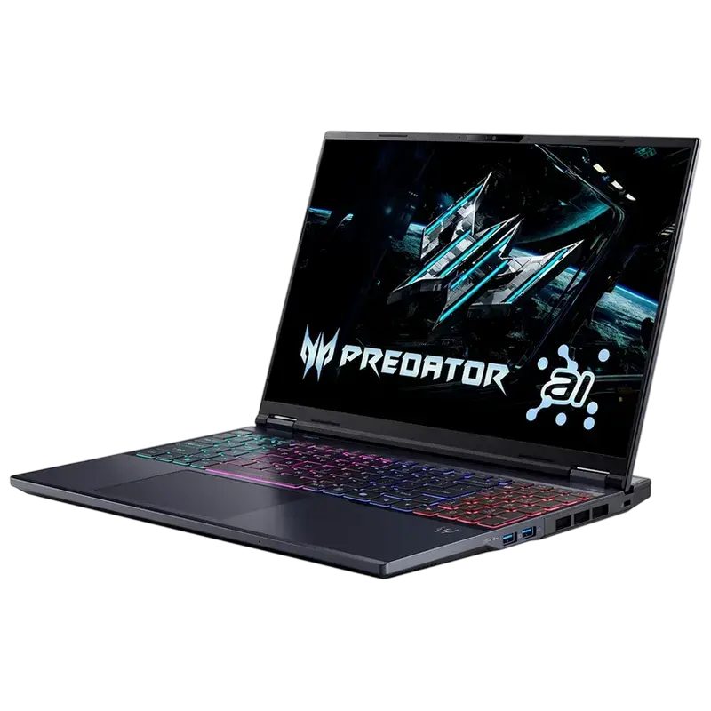 Acer Predator Helios Neo 16 AI PHN16-73 Black 16 inch Core Ultra 9 275HX 32GB 1TB RTX 5070 8GB, imagine suplimentară 7