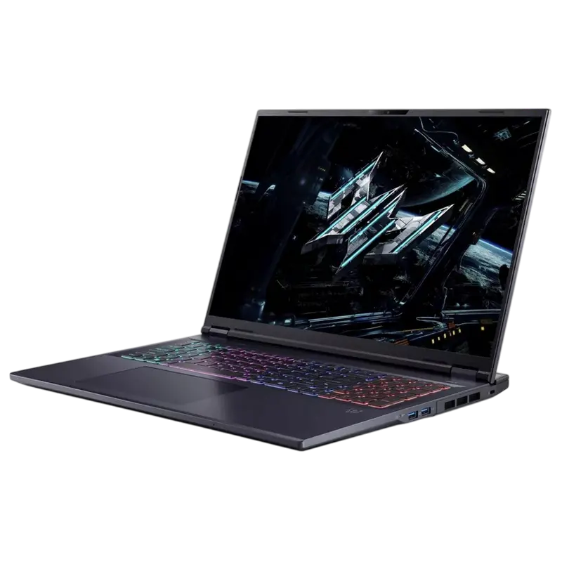 Acer Predator Helios Neo 18 AI PHN18-72 Black 18 inch Core Ultra 9 275HX 32GB 1TB RTX 5070 Ti 12GB, vedere laterală
