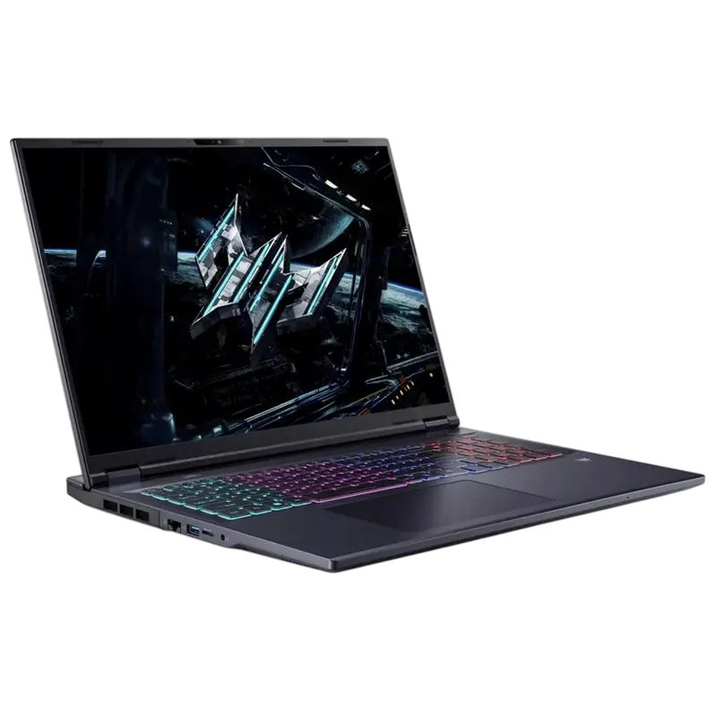 Acer Predator Helios Neo 18 AI PHN18-72 Black 18 inch Core Ultra 9 275HX 32GB 1TB RTX 5070 Ti 12GB, vedere posterioară