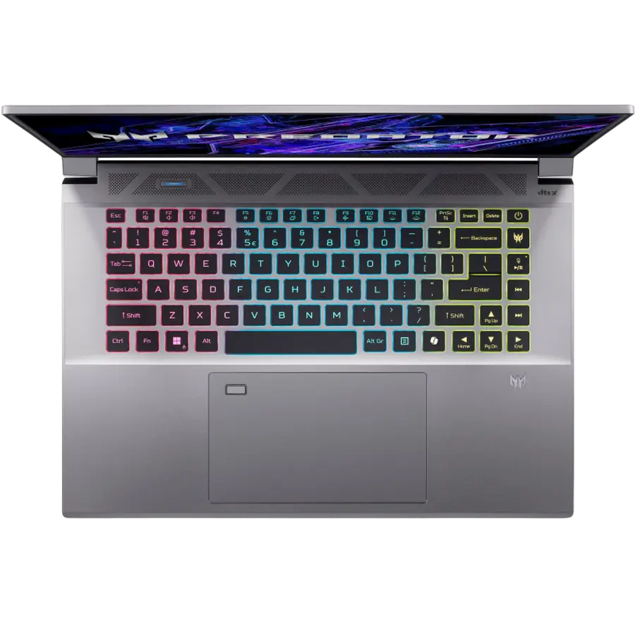Acer Predator Triton Neo 16 PTN16-51 Silver 16 inch Core Ultra 7 155H 16GB 1TB RTX 4050 6GB, vedere laterală