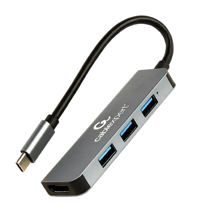 Adapter 2-in-1 Type-C to HDMI /USB3.0, Cablexpert A-CM-COMBO2-01