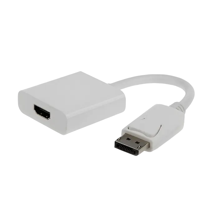 Adapter DP M to HDMI F Cablexpert "A-DPM-HDMIF-002" White Display port male to HDMI fem