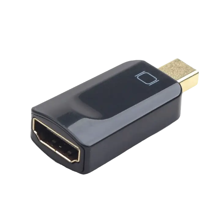 Adapter DP mini M to HDMI F, Black Cablexpert "A-mDPM-HDMIF-01", mini Display port male to HDMI fem