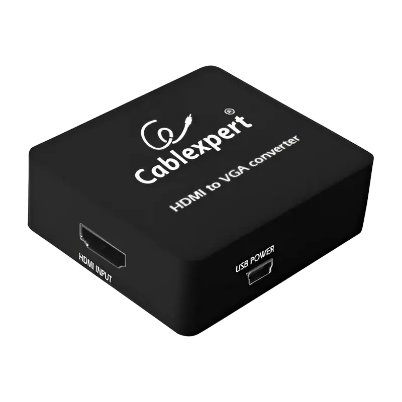 Adapter Cablexpert "DSC-HDMI-VGA-001", HDMI to VGA+3.5mm AUX