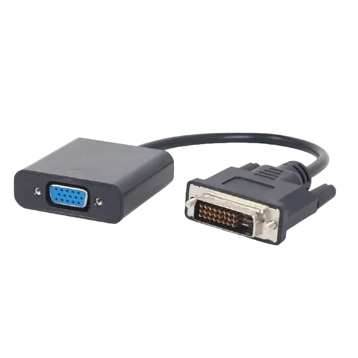 Adapter DVI-D M to VGA F, Cablexpert "A-DVID-VGAF-01"
