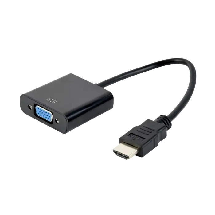 Adapter HDMI M to VGA F, Cablexpert "A-HDMI-VGA-04"