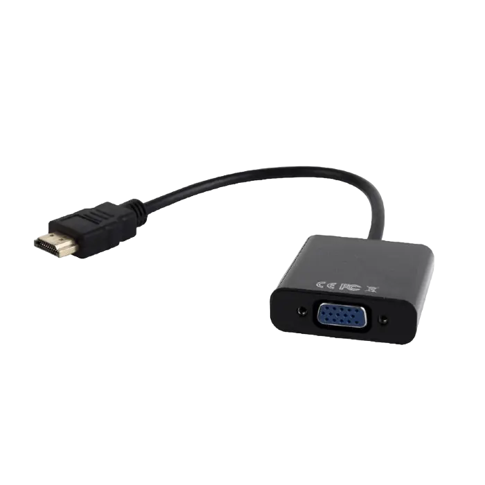 Adapter HDMI M to VGA F+3.5 mm AUX, Cablexpert "A-HDMI-VGA-03"