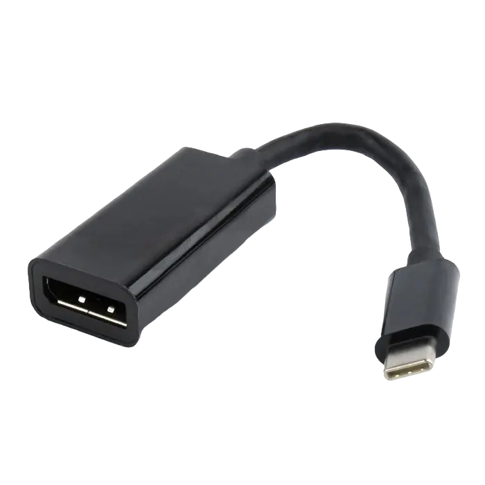 Adapter Type-C to DP socket 0.15m Cablexpert, up to 4K at 60 Hz, A-CM-DPF-01