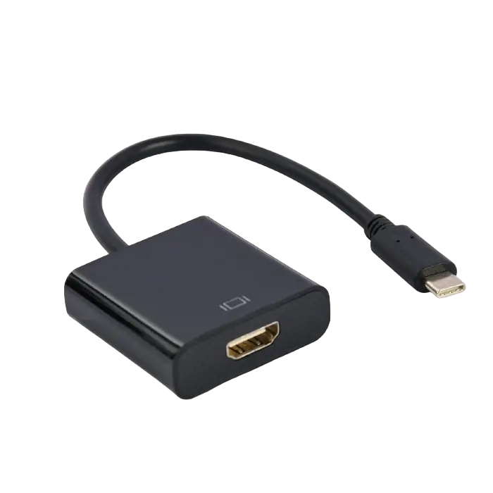 Adapter Type-C to HDMI socket 0.15m Cablexpert, up to 4K at 60 Hz, A-CM-HDMIF-04
