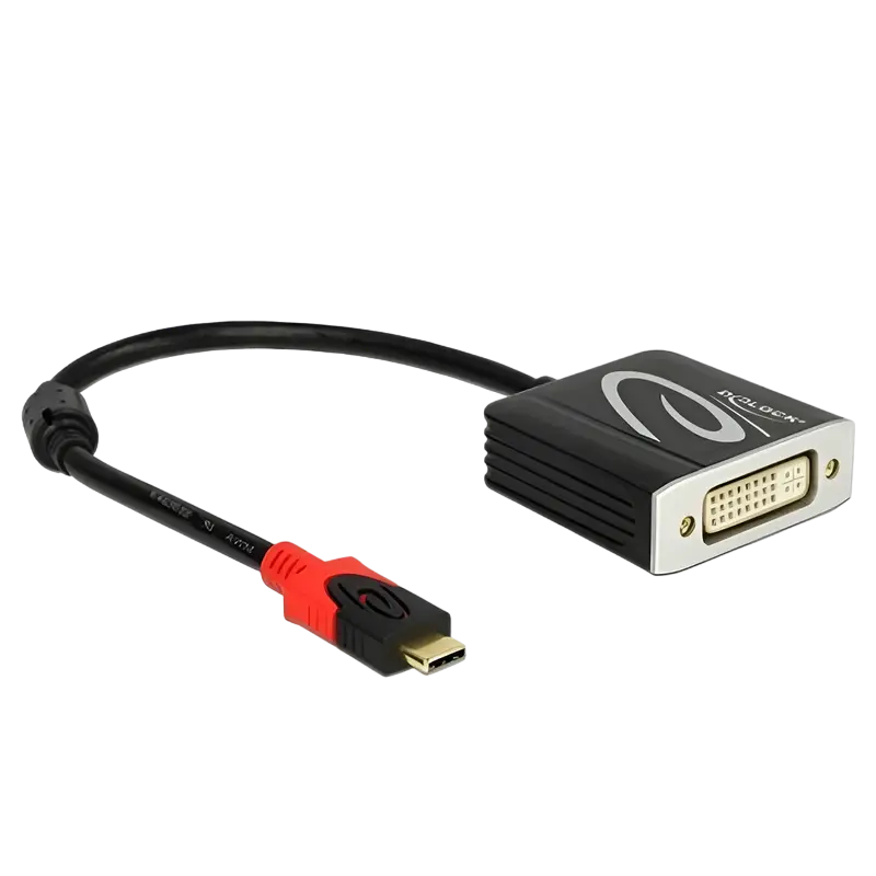 Adapter USB TYPE C to DVI FEMALE, 4KX2K 30HZ, APC-631003