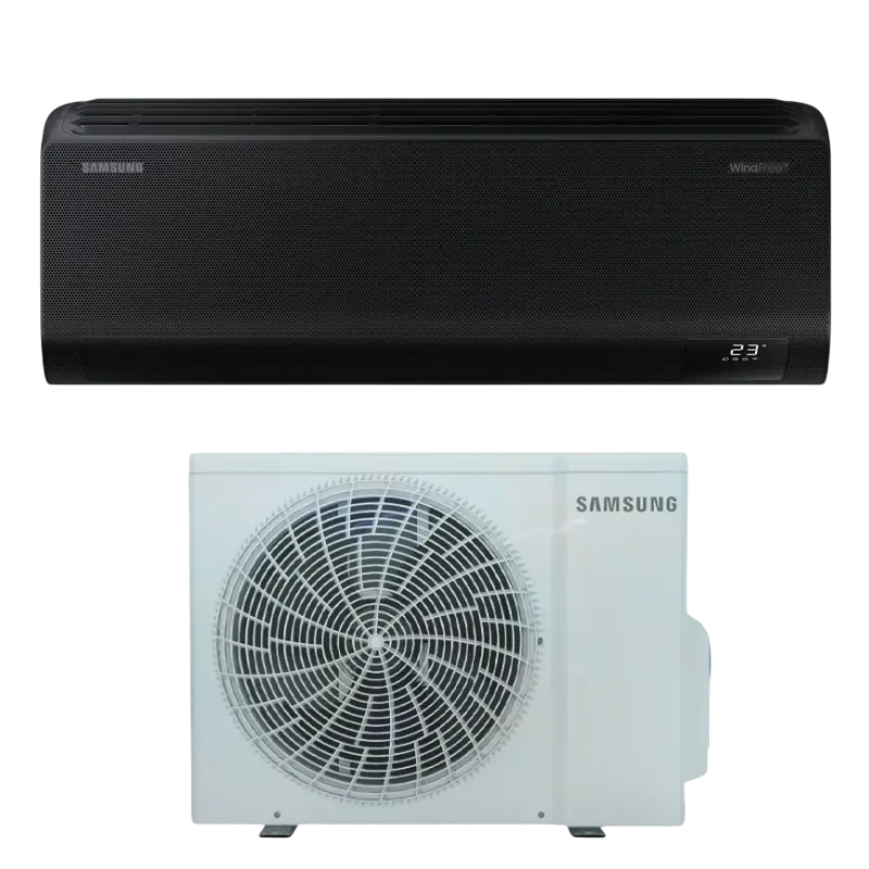 Air conditioner Samsung WindFree, AR70F12C1BBNUA, Black, SmartThings WiFi