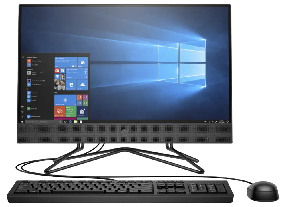 HP AIO 205 G4 Black (21.5" FHD IPS AMD Athlon 3050U 2.3-3.2GHz, 4GB, 1TB, DVD-RW, DOS)