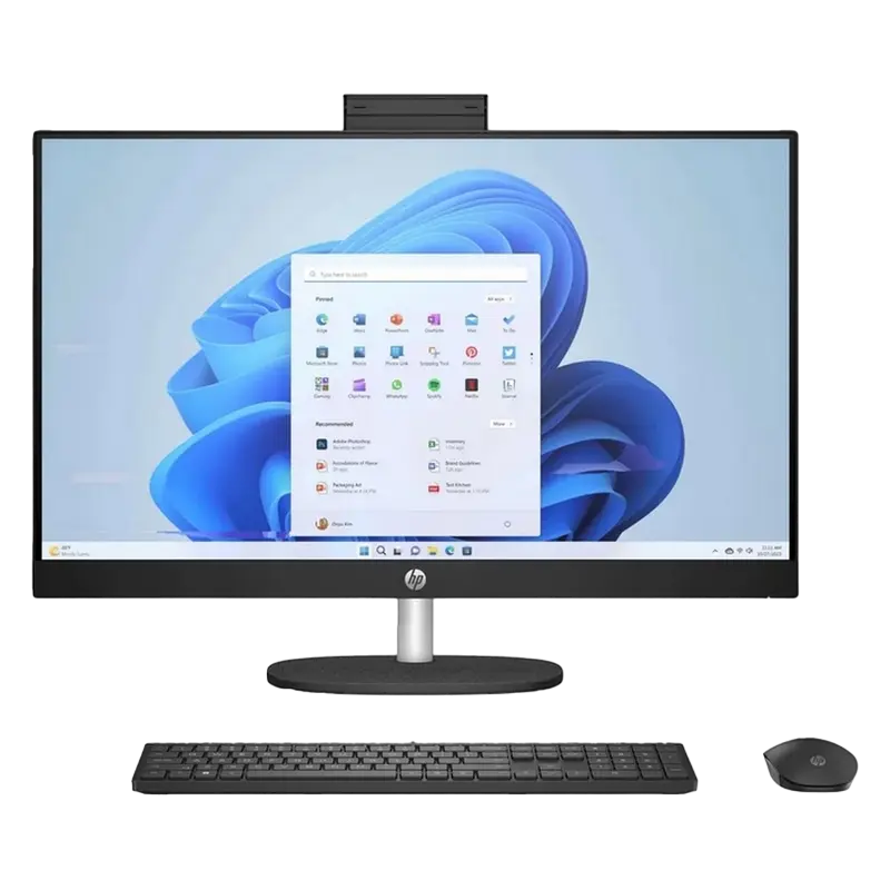 HP AIO 27 Black (27" FHD IPS Core i7-1355U 1.7-5.0GHz, 16GB, 512GB SSD, Wireless KB&MS, FreeDOS)