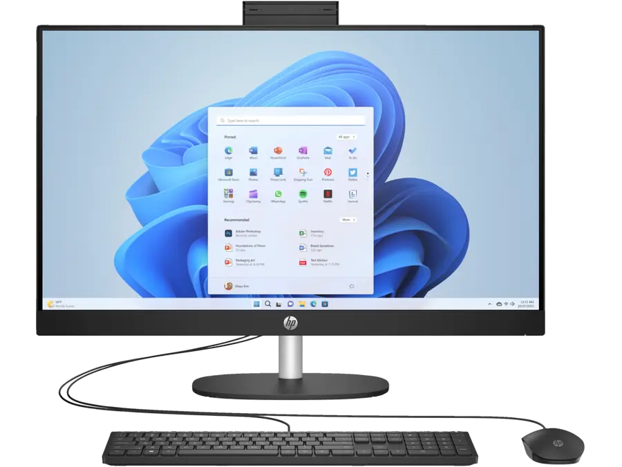 HP AIO 27 Black (27" FHD IPS Core i5-1335U 1.3-4.6GHz, 16GB, 512GB SSD, Wireless KB&MS, FreeDOS)