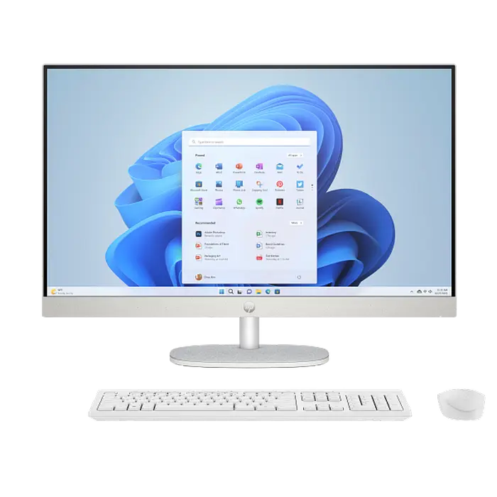 HP AIO 27-cr0085ci White (27" FHD IPS Ryzen 5 7520U 2.8-4.3GHz, 16GB, 512GB, Wireless KB&MS, FreeDOS