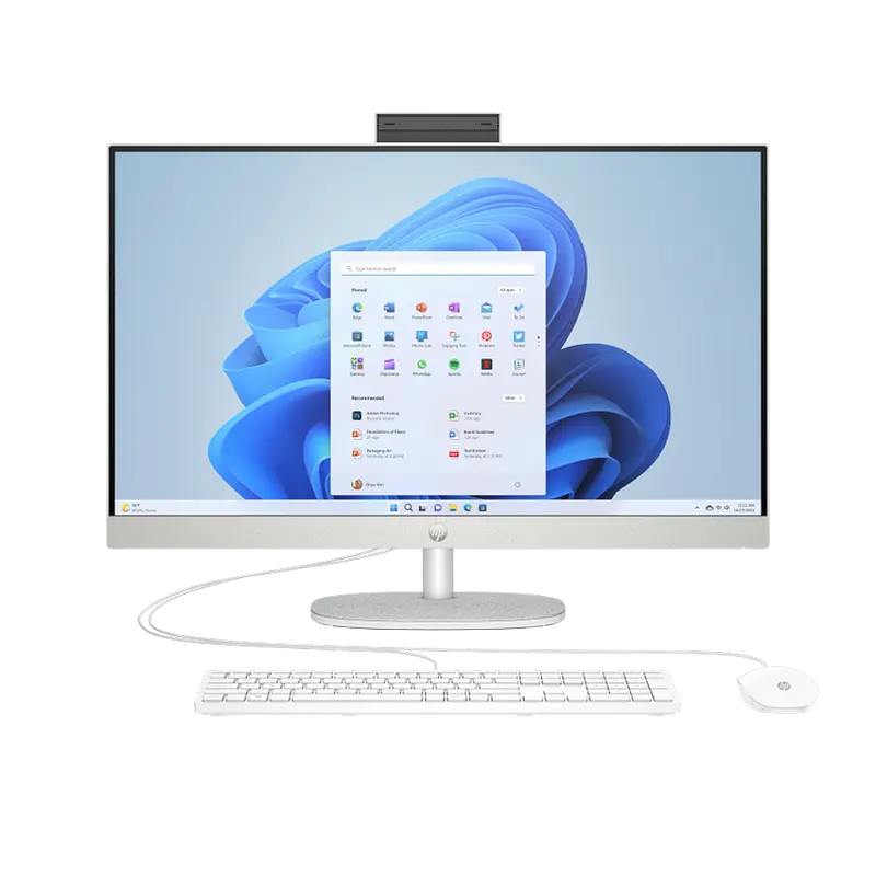 HP AIO 27-cr1060ci Shell White (27" FHD IPS 300nit Core Ultra 5 125U 1.3-4.3GHz, 16GB, 512GB SSD, HA