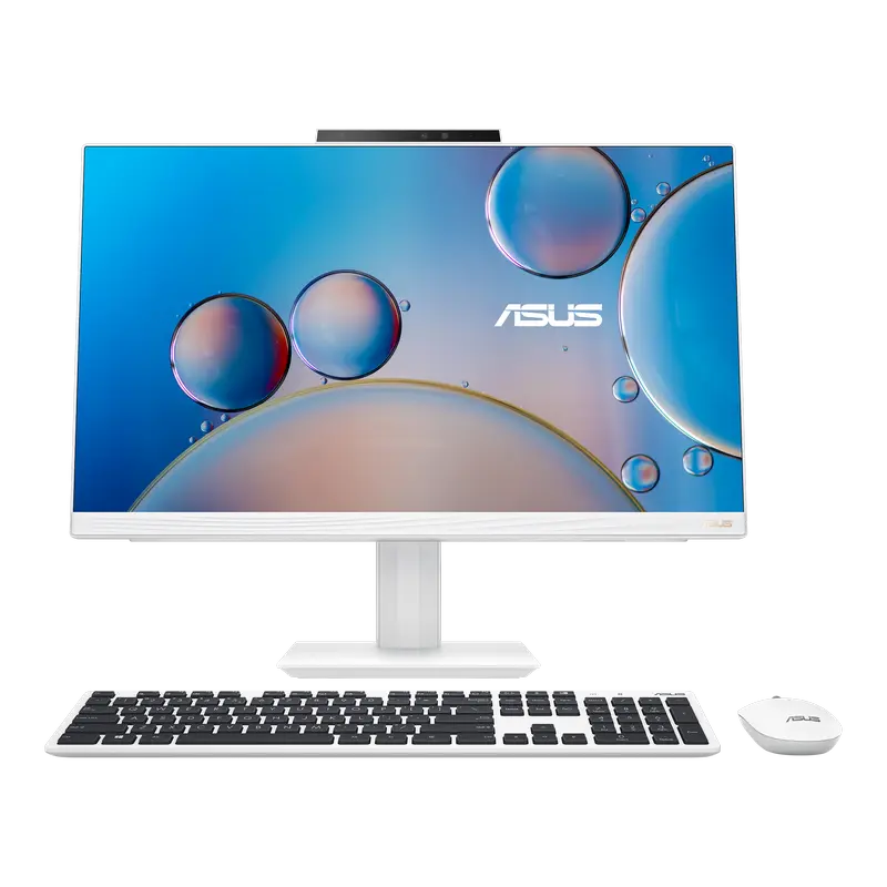 ASUS AiO A5402 White (23.8" FHD IPS Core i7-1360P 3.7-5.0GHz, 16GB, 512GB, Easily Upgradable, wirele