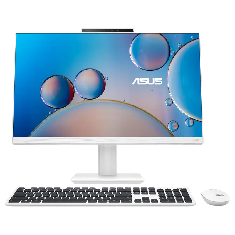 ASUS AiO A5402 White (23.8" FHD IPS Core 5-120U 1.4-5.0GHz, 16GB, 512GB, Easily Upgradable, wireless