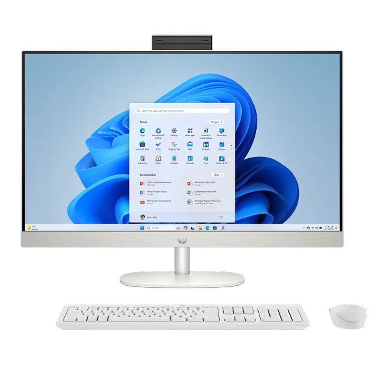 HP AIO AI 27-cr2048ci White (27" FHD IPS 300nit Core Ultra 7 255U 2.0-5.2GHz, 16GB, 512GB SSD, HAS