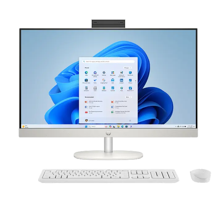 HP AIO AI 27-cr2107ci White (27" FHD IPS Ultra 5 225U 1.5-4.8GHz, 16GB, 512GB SSD, Wireless KB&MS, F