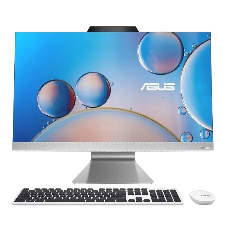 ASUS AiO F3702 White (27" FHD IPS Ryzen 5 7520U 2.8-4.3GHz, 8GB, 512GB, wireless KB&MS, No OS)