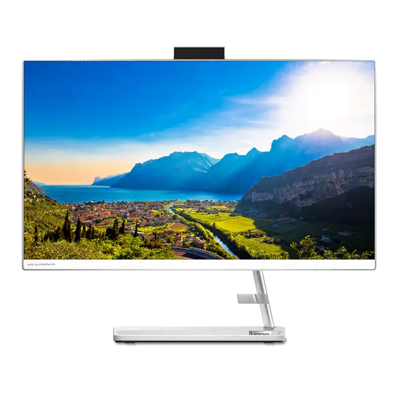 All-in-One Lenovo IdeaCentre 3 24ALC6 alb, 23.8" FHD IPS, Ryzen 7 7730U, 16GB, 512GB SSD