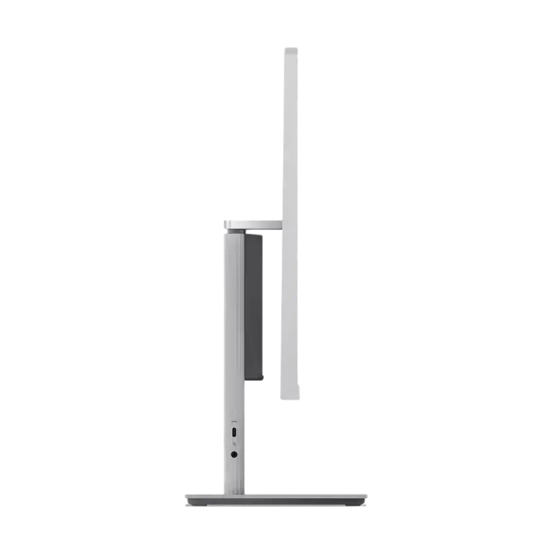 Computer All-in-One Lenovo IdeaCentre 3 27ARR9, 27 inch FHD IPS, Ryzen 5 7535HS, 16GB, 512GB SSD, Cloud Grey, vedere posterioară