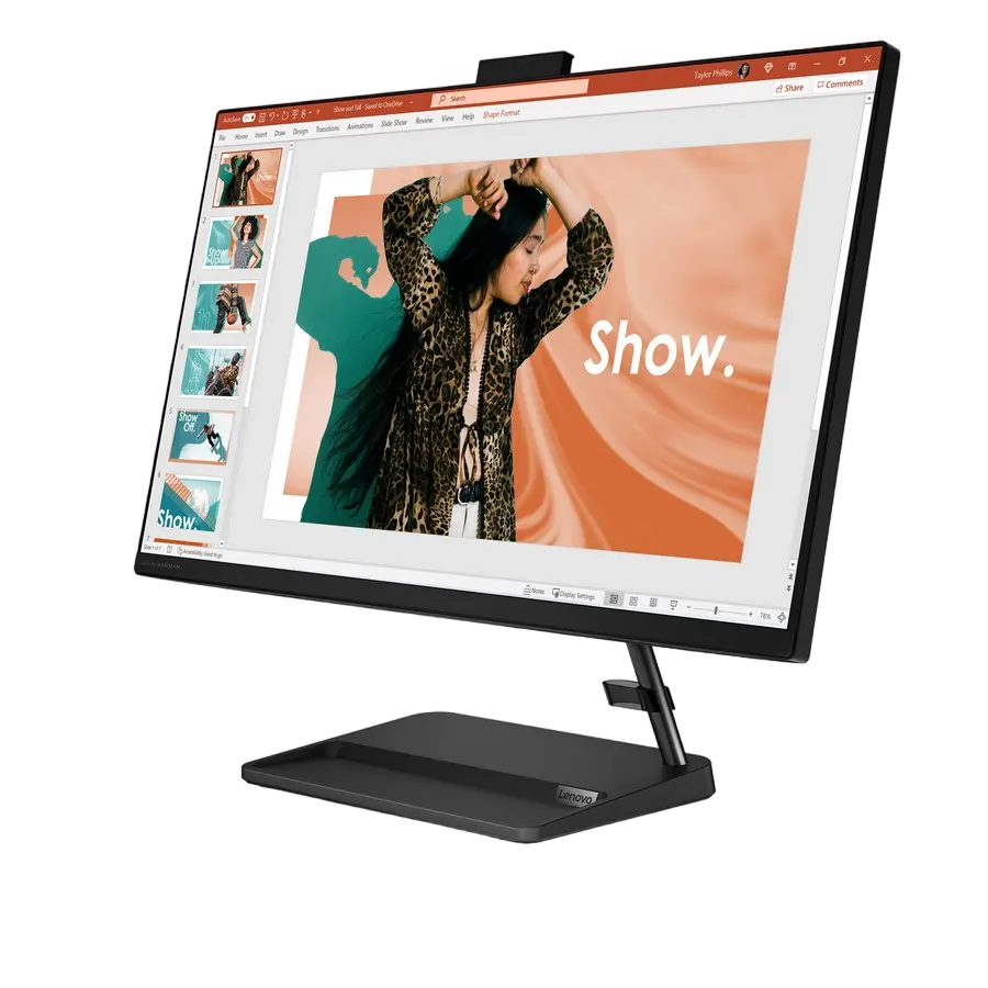 All-in-One Lenovo IdeaCentre 3 27IAP7 Black, 27" FHD IPS, Core i7-13620H, 16GB, vedere alternativă