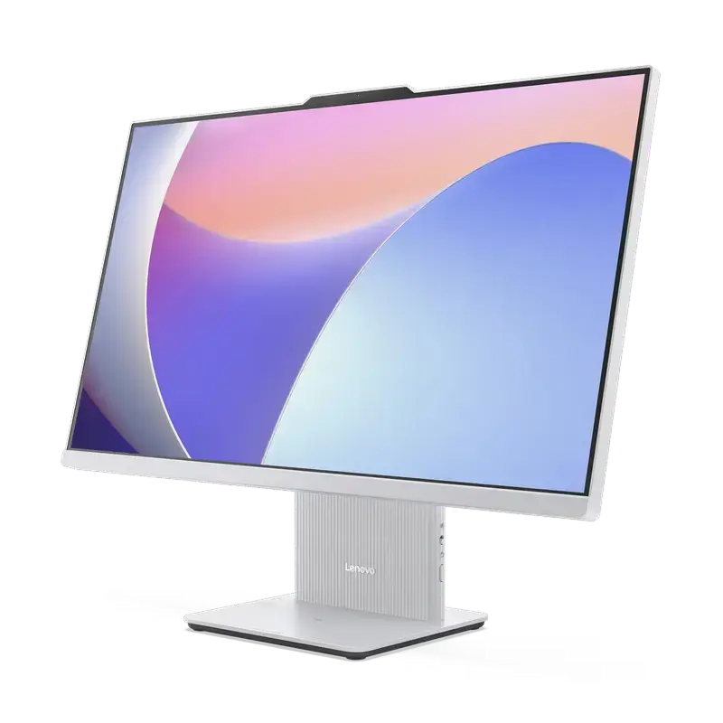 All-in-One Lenovo IdeaCentre 3 27IRH9 Cloud Grey 27" QHD, vedere laterală
