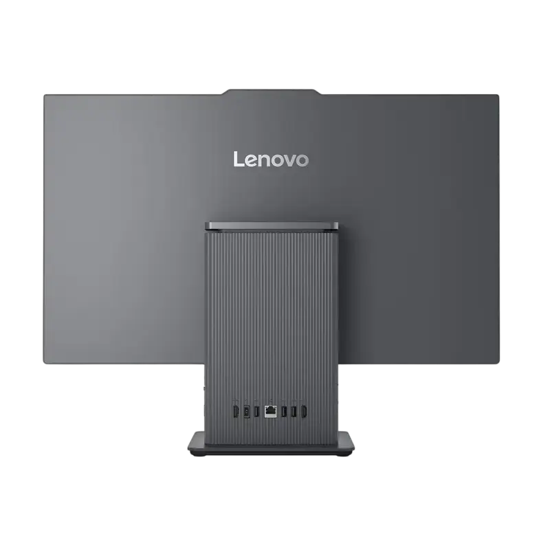 All-in-One Lenovo IdeaCentre 3 27IRH9 Luna Grey 27" QHD, vedere posterioară