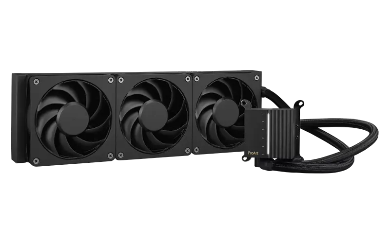 AIO Liquid Cooling ASUS "ProArt LC 360" (<39.5dBA, 3x120mm, 0-3000RPM, 68.99CFM)