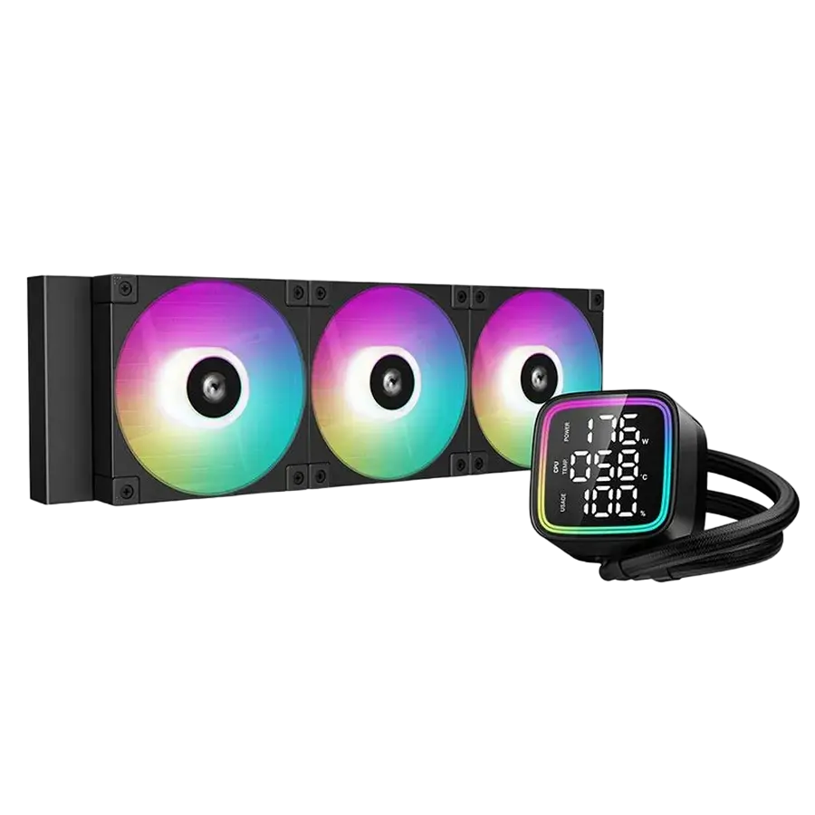 AIO Liquid Cooling Deepcool "LD360" (<38.71dBA, 600-2400RPM, 72.04CFM, 3x120mm, 340RPM, ARGB, LED Di