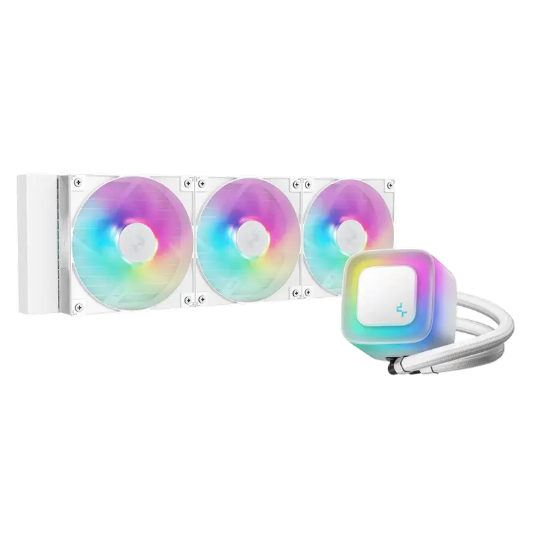 AIO Liquid Cooling Deepcool "LE360 V2" (<31.6dBA, 500-2100RPM, 75.89CFM, 3x120mm, 2500-3400RPM, ARGB