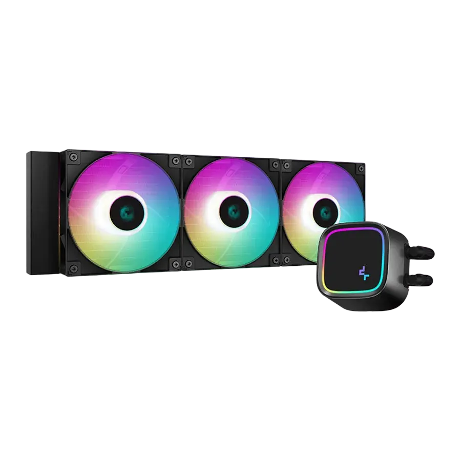 AIO Liquid Cooling Deepcool "LE720 " (<32.9dBA, 85.85CFM, 3x120mm, ARGB, 1570g.)