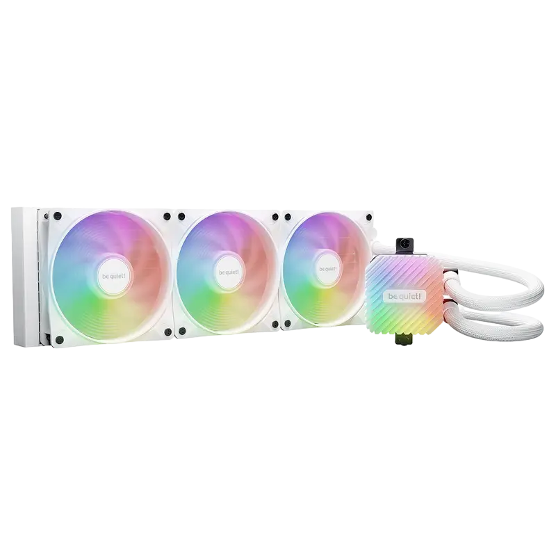 be quiet! AIO Liquid Cooling be quiet! "Light Loop 360mm WH" (17.2.4-36.8dB, 3x120mm ARGB fans, PWM, 2100RPM